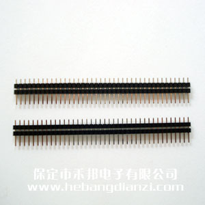 双塑2.54单排针(zhēn) 长15mm